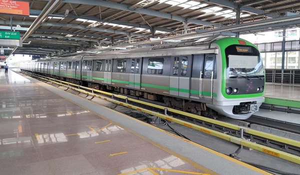 Namma Metro station near Shriram Sway of the Trees, Electronic City, Bengaluru